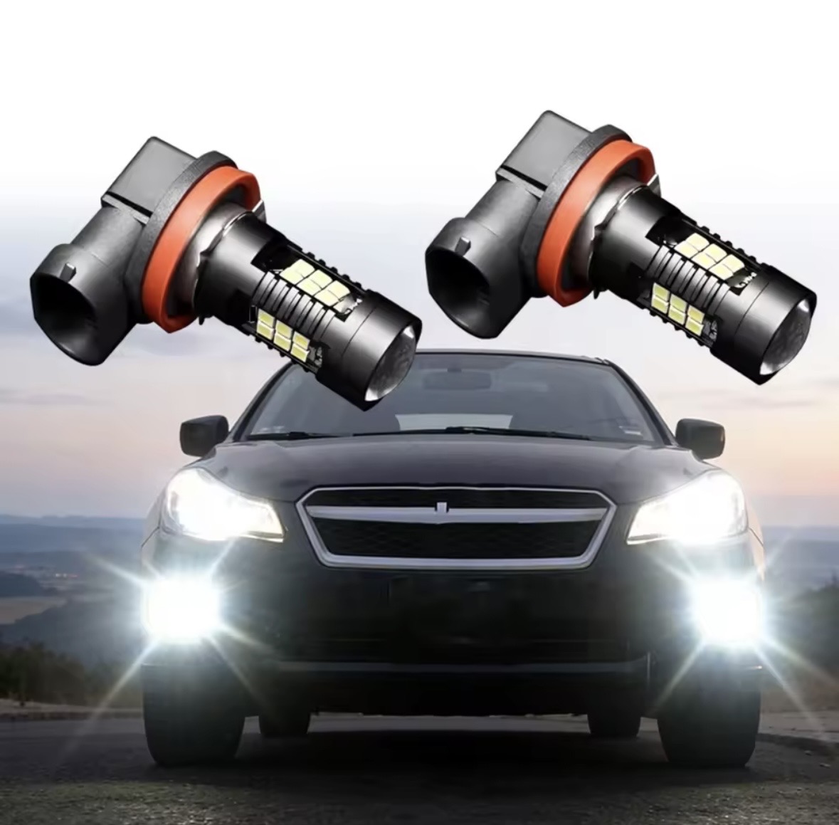 LED Крушки Н11 За Фарове За Мъгла 6000K