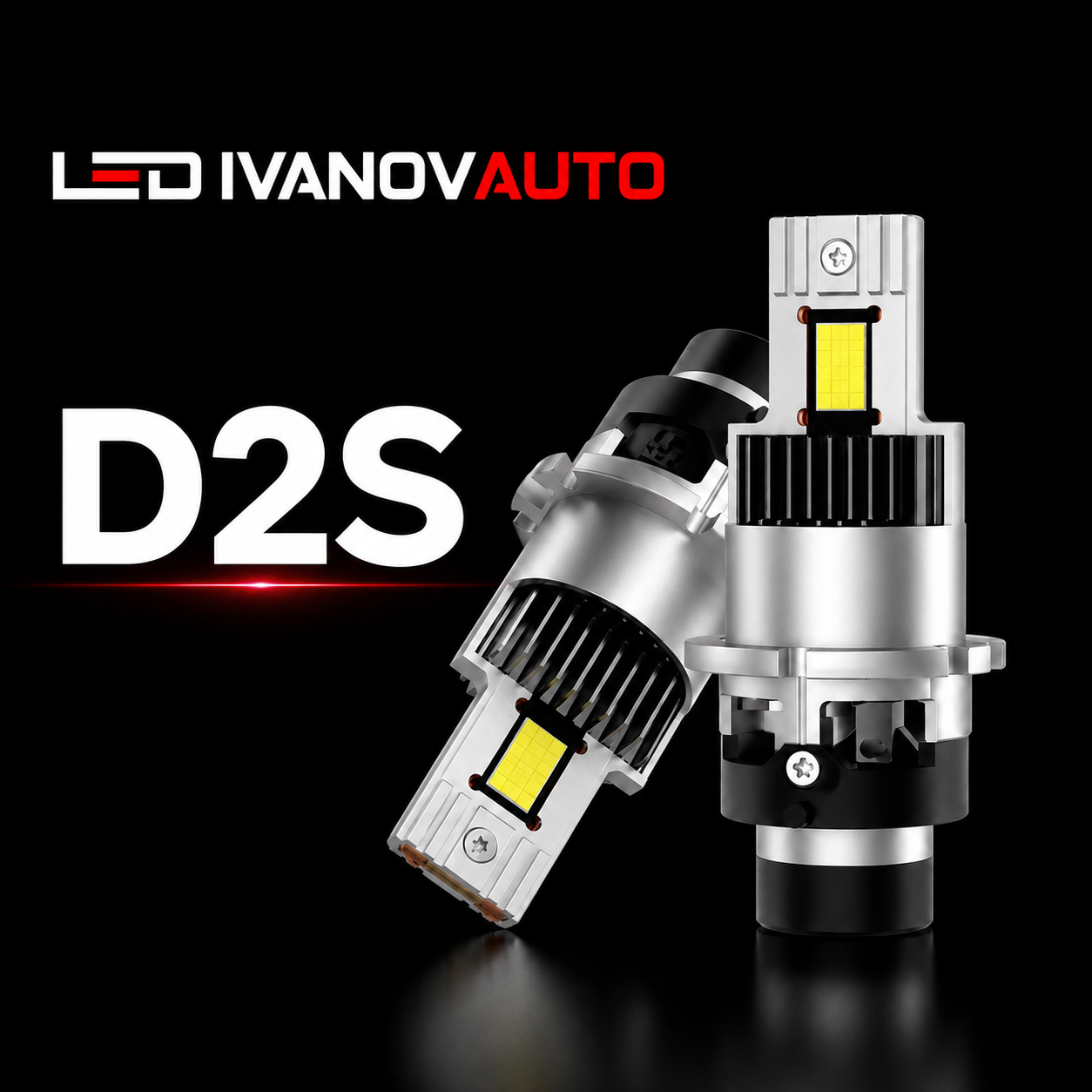 LED Крушки Заместител На Ксенон D2S Мини– 70W, 6000K